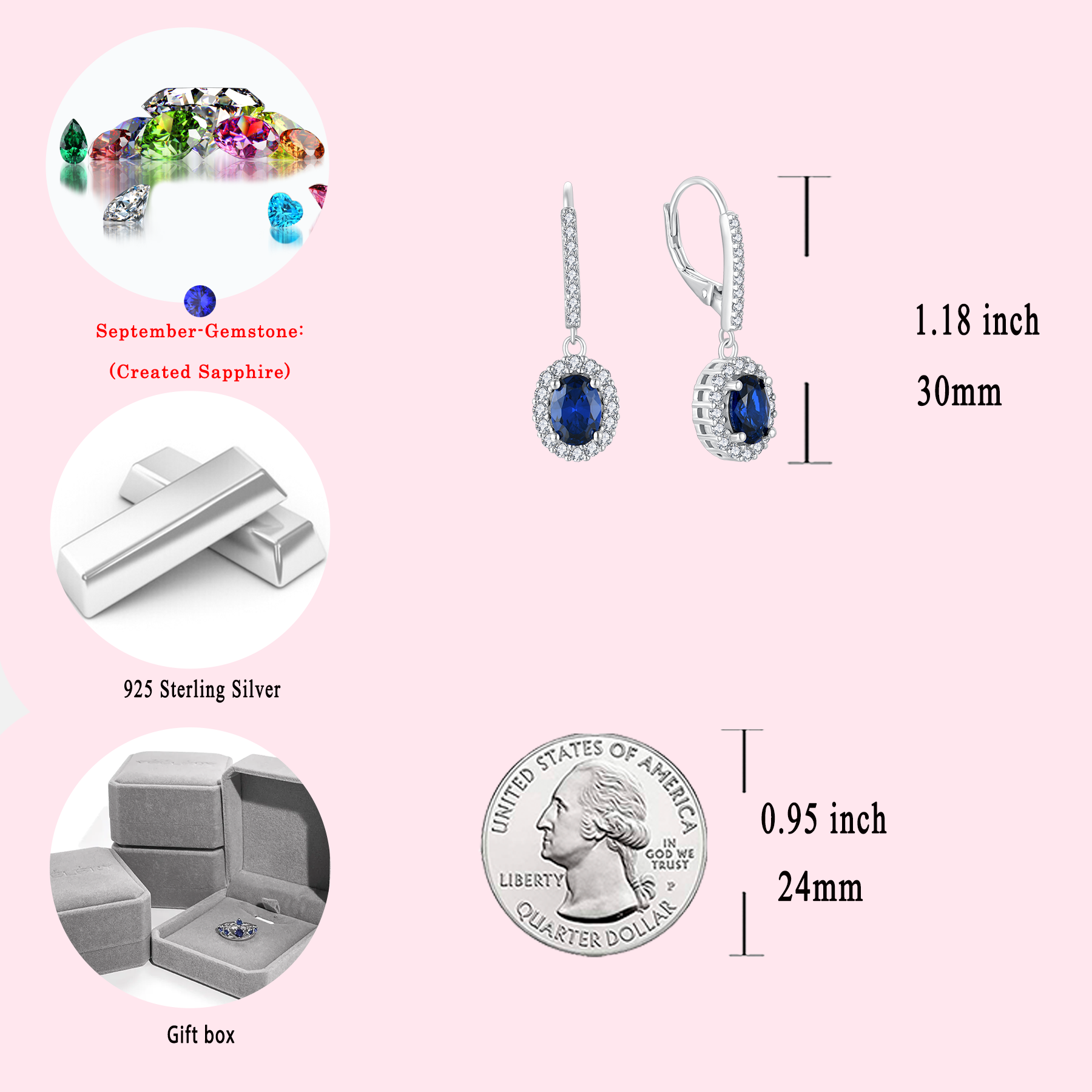 Birthstone Earring