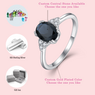 Black Moissanite Ring