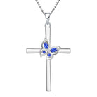 Butterfly Cross Necklace