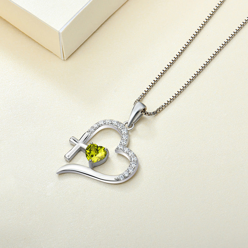 Cross Heart Necklace