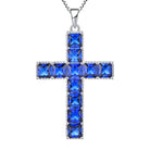 Iced Out Women's Cross Necklace