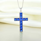 Iced Out Women's Cross Necklace