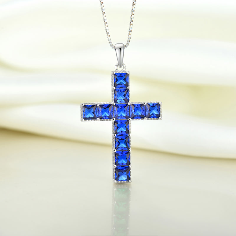 Iced Out Women's Cross Necklace