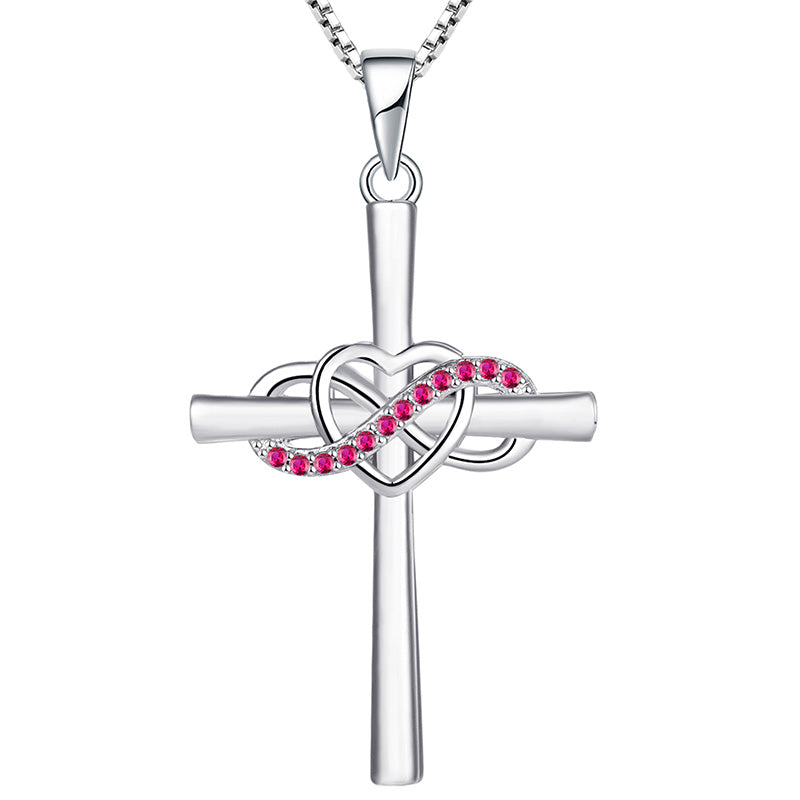 Infinity Cross Necklace