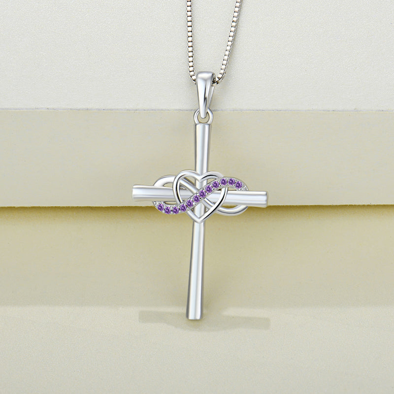 Infinity Cross Necklace