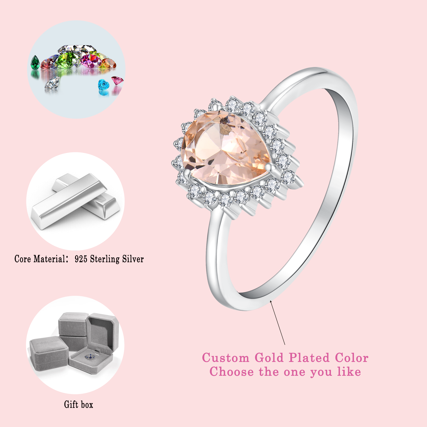 Morganite Ring