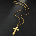 Men's Silver Cross Necklace