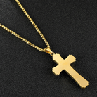 Men's Silver Cross Necklace