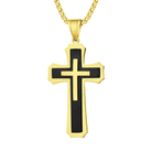 Men's Silver Cross Necklace