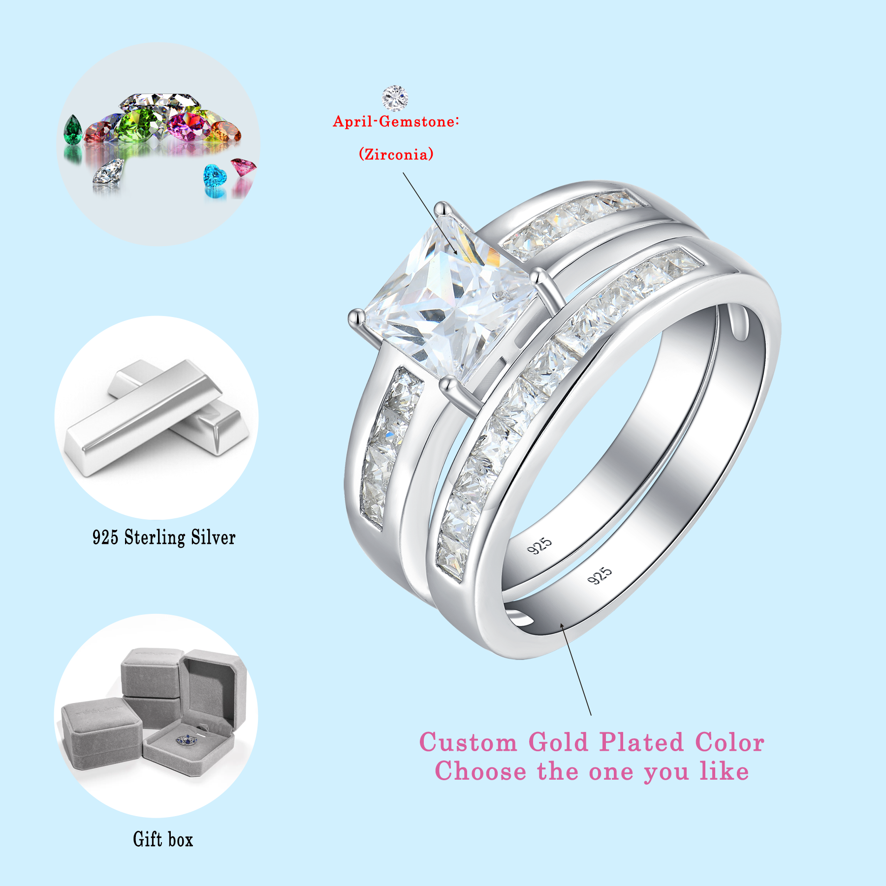 Princess Cut Engagement Ring