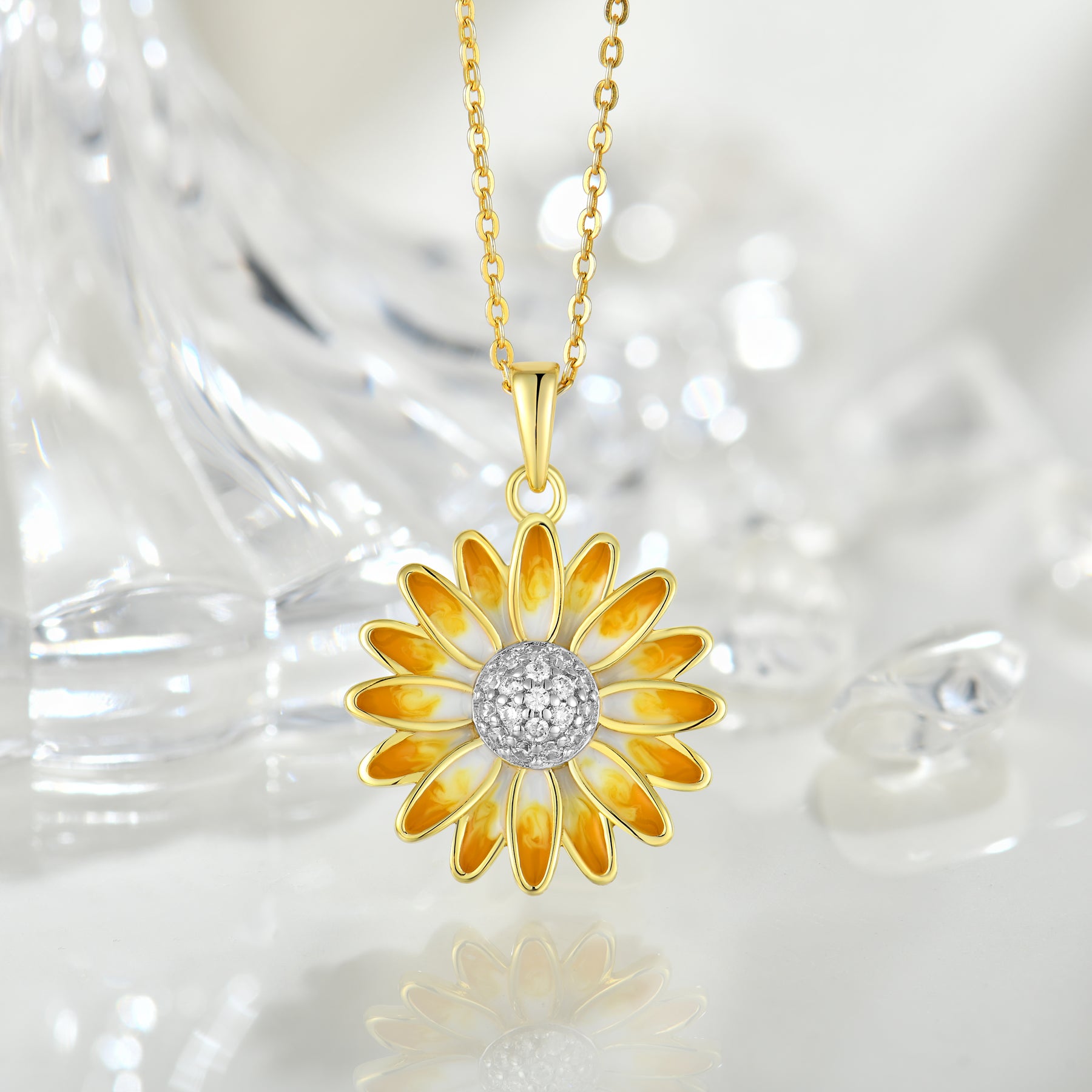 Sunflower Necklace 