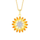 Sunflower Necklace 