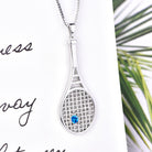 Tennis Racket Necklace