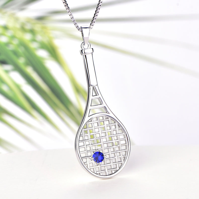 Tennis Racket Necklace