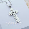 Men's Silver Cross Necklace