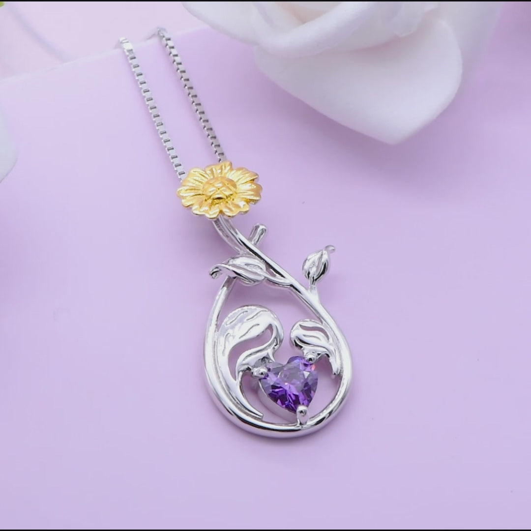 Mother and Daughter Necklace