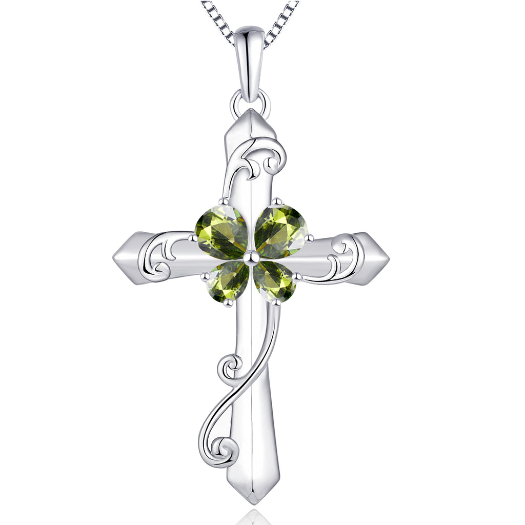 Yeelery Butterfly Sterling Silver Cross Necklace – yeelery